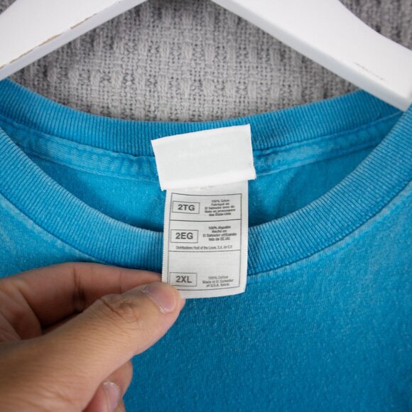 Rainforest Cafe Orlando Teal Tee Mens XXL - Picture 5 of 8